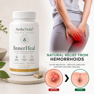 ArshаVeda InnerHeal Ayurvedic Hemorrhoid Relief Capsules